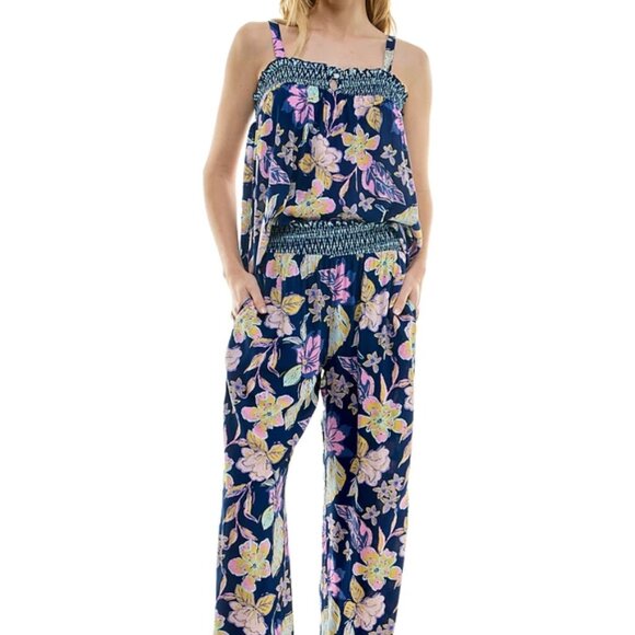 Roudelain 2-Pc. Smocked Swing Cami & Pants Pajamas Set Rain Forest NWT Sz M - Picture 3 of 8